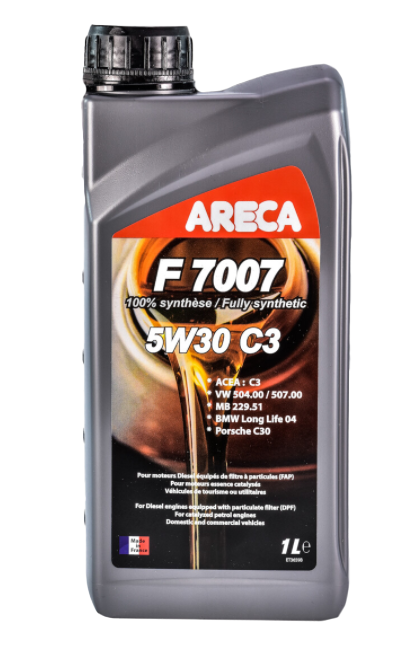 Моторное масло ARECA F7007 5W-30 C3, 1л